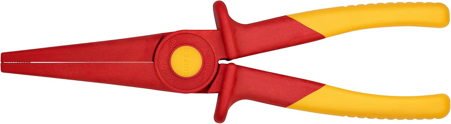 KNIPEX Tools 98 62 02. Flat Nose Plastic Pliers 1000V Insulated. Orange