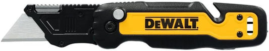Dewalt Push & Flip Folding Utility Knife With Storage