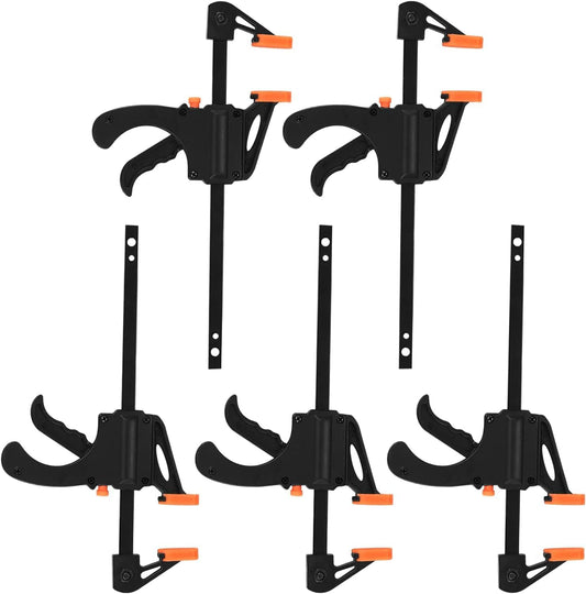 4 Inch Bar Clamps for Woodworking. 5 Pcs Trigger Quick Grip Clamps. One Handed Ratchet Wood Working Clamps. Mini Small Bar Woodworking Clamps for Wood Gluing Crafts (5) (5) (5) (4Inch) (5. 4Inch)