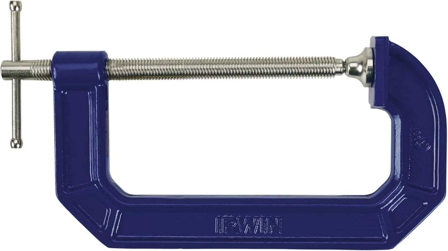 IRWIN QUICK-GRIP C-Clamp. 6. 225106. Blue